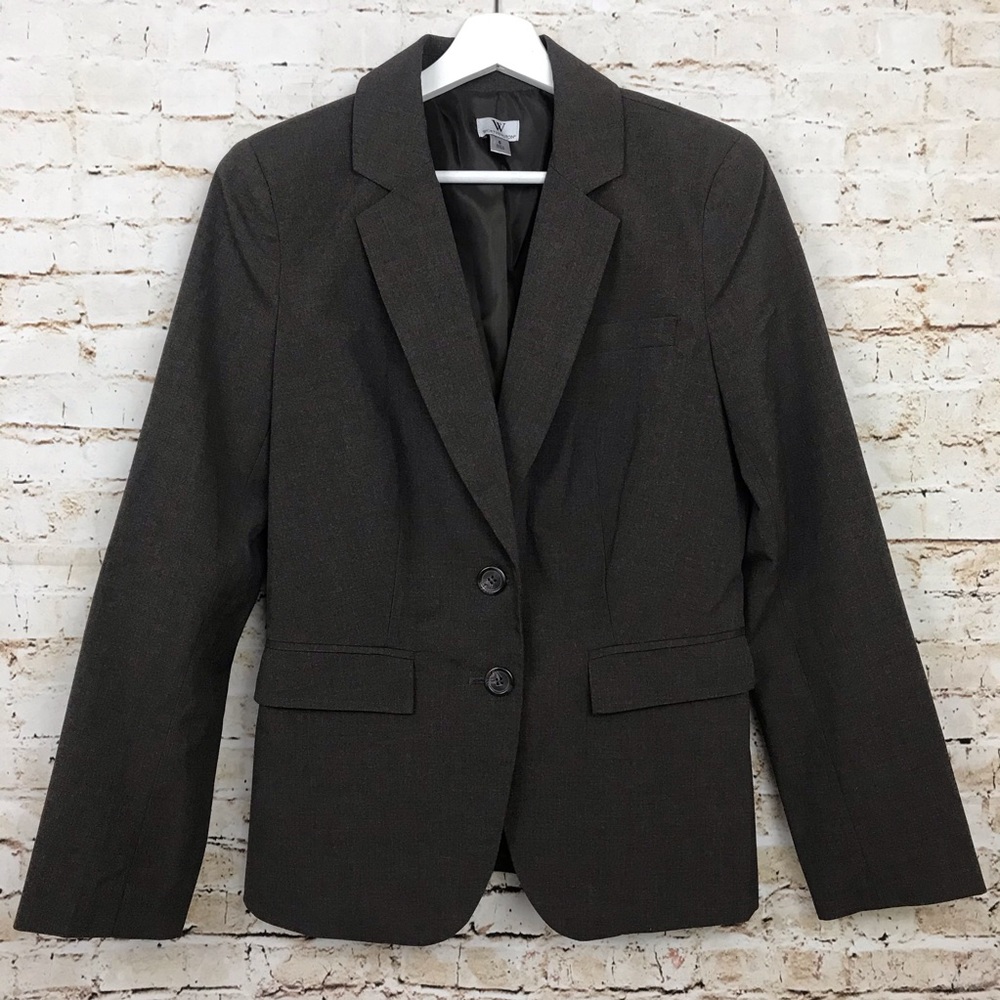 Worthington Brown Career Dress Blazer Jacket 6